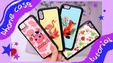How I make my Phone Cases for my small business - Supplies, designing & sublimation printing
