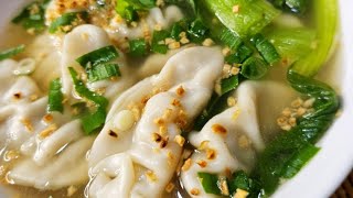 Pork Dumpling Soup|| Ready In 10 Minutes