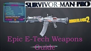 Borderlands 2 Epic E-Tech Weapons Guide! (Vladof Blaster)