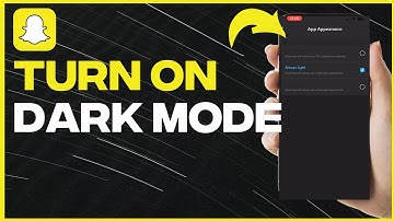 How To Turn On Dark Mode On Snapchat - Full Tutorial (latest update)