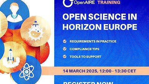 Webinar - 8th Horizon Europe Open Science requirements in practice