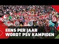 Eens per jaar wordt PSV kampioen