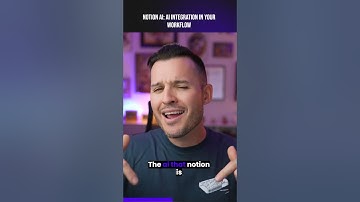 Notion AI:  AI integration in your workflow 🛠
