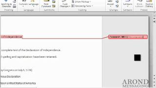 Details Using Word 2010 - Add Comments to a Document Guide