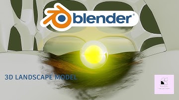 3D landscape model and animation in #blender3d (tutorial)