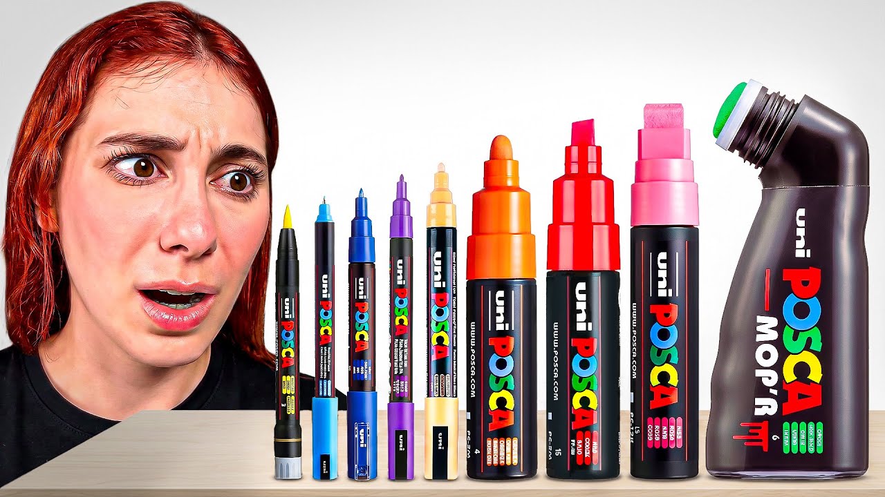 TODOS LOS POSCA QUE EXISTEN en UNA sola PINTURA
