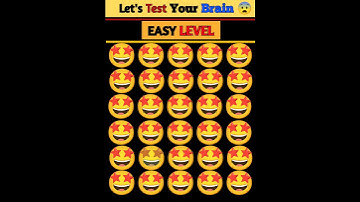 Find The Odd Emoji Out  | EmojiPuzzle Quiz | #shorts