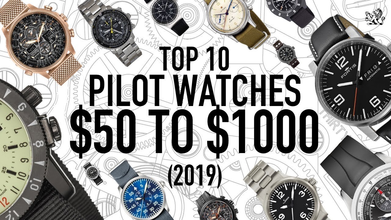 Top 10 BEST Pilot Watches $50 - $1000: Seiko, Citizen, Hamilton & More -  YouTube