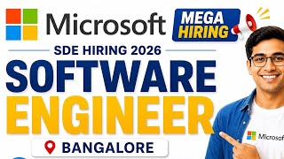 Microsoft Off Campus Drive 2026 🚀 | Freshers Can Apply | Software Engineer | dsaPathshala