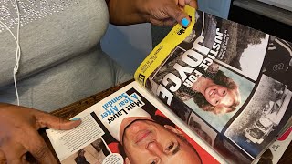 🔴LIVE ASMR Magazine Page Turning (Inaudible whispers)
