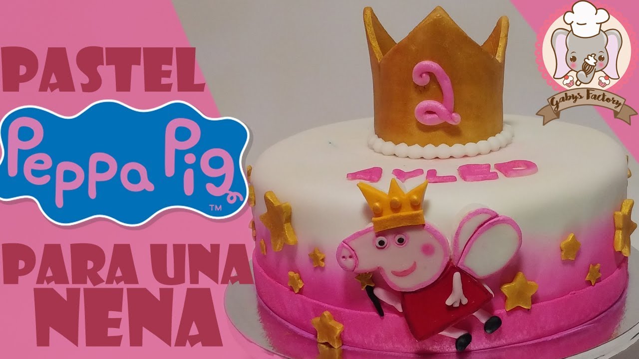 Peppa Pig, decoración para fiesta de cumpleaños de Pepa Pig con torta y  bocaditos personalizados 