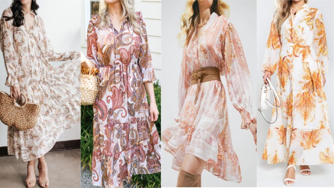 Paisley Dresses |Paisley Dress Collection |Elegant Printed Dresses For ...