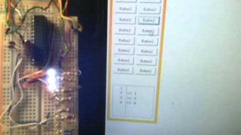Atmega8 LEDs controlled by PC
