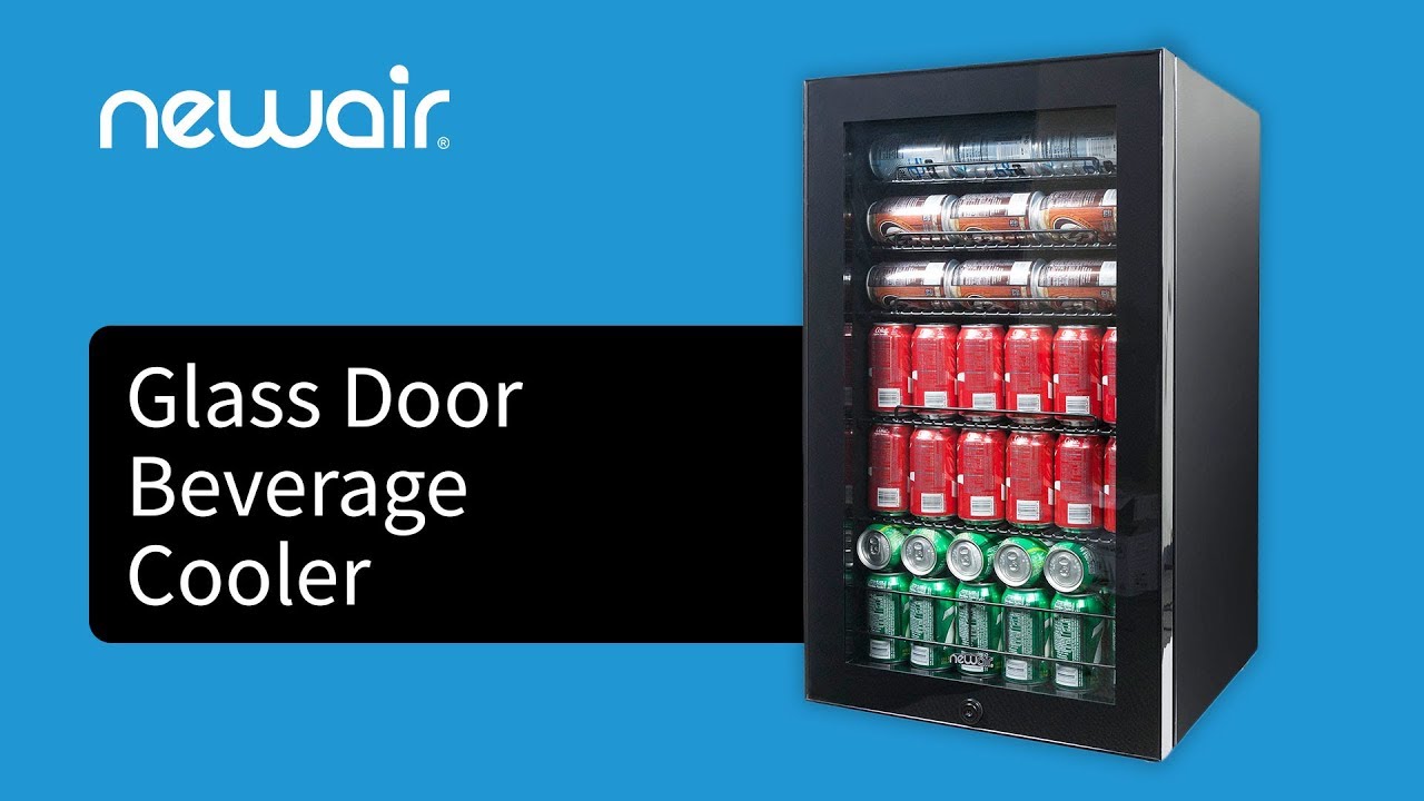 Glass Door Beverage Cooler NewAir AB1200B YouTube