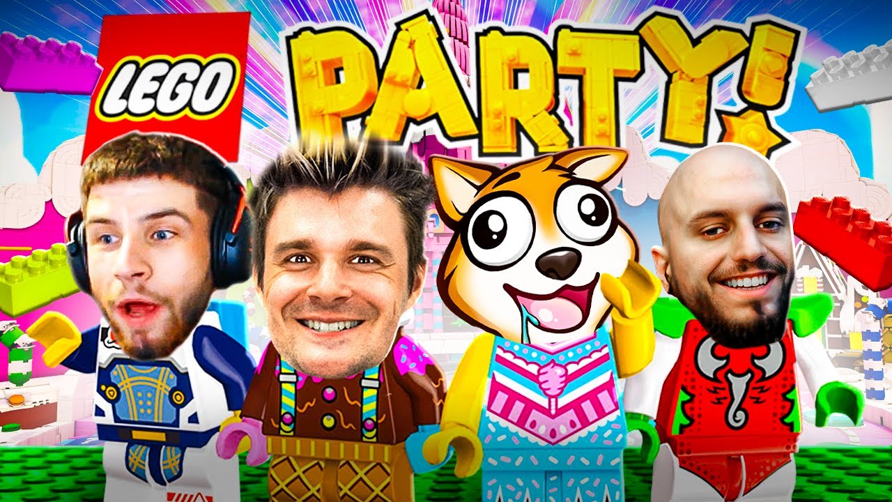 MATISKATER + ZWIERZAK + NEXE + BLADII w NOWEJ GRZE LEGO | LEGO PARTY