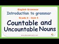 countable and uncountable nouns | grade 2 | english grammar | class 2 | std 2