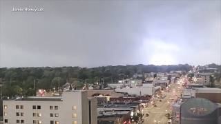 Destructive tornado touches down near Appleton, Wisconsin, leaving trail of damage