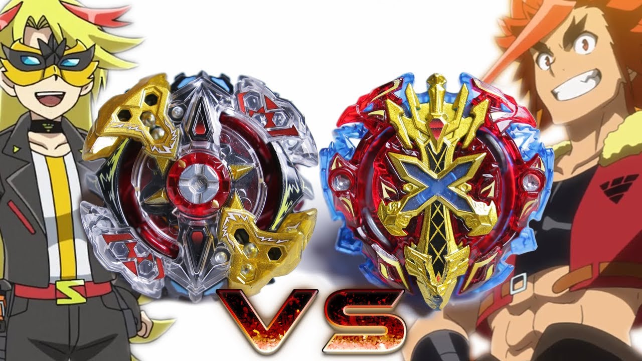 GALAXY ZEUS vs XENO XCALIBUR | Beyblade Burst Battle ベイブレード