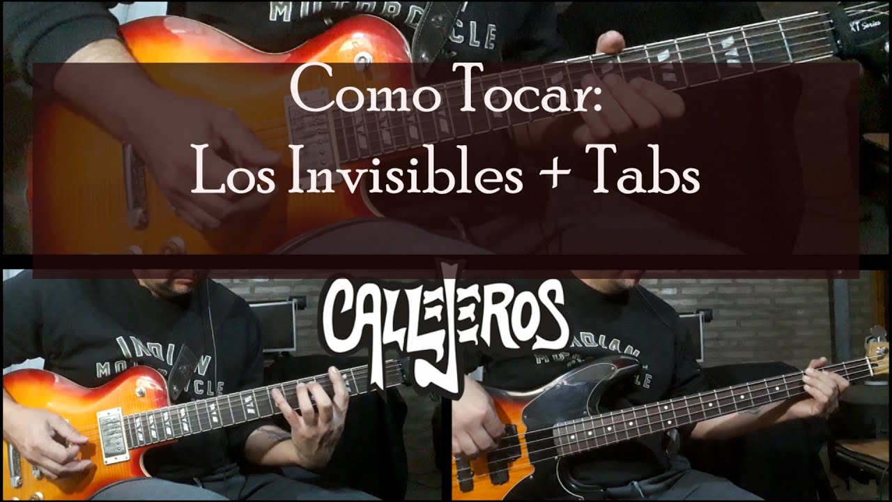 Como tocar Los invisibles (Callejeros)