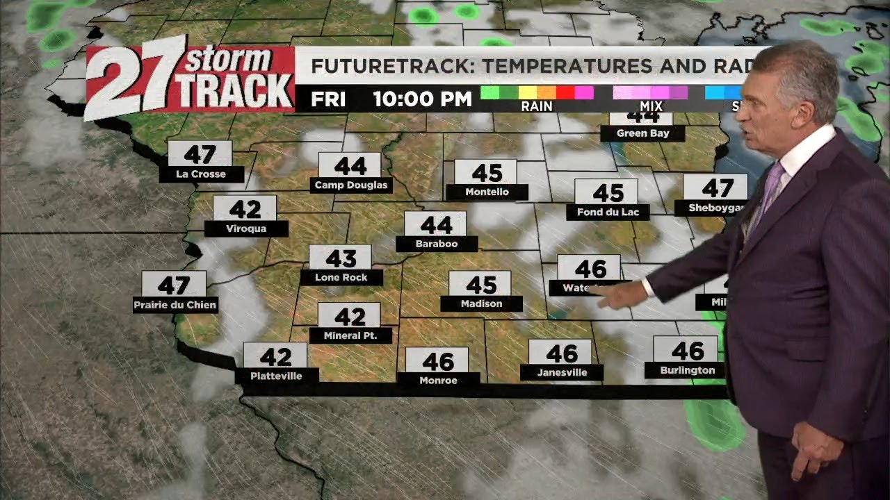Friday Oct. 6 evening weather: Dry air kills weekend rain chances - YouTube
