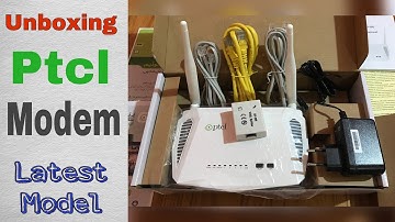 Unboxing ptcl latest Modem