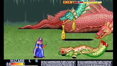 King Of Dragons arcade on mister fpga 1cc - wizard