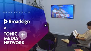 Tonic Media Network + Broadsign: Powering Wellness Screens Across Australia