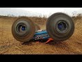 TRAXXAS MAXX Power!!! ... Бешеный монстр! Дуем блины из шин!