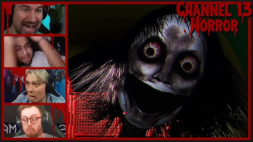 "THE F*KS THAT!"  - Gamers React to Horror Game The Classrooms - 5