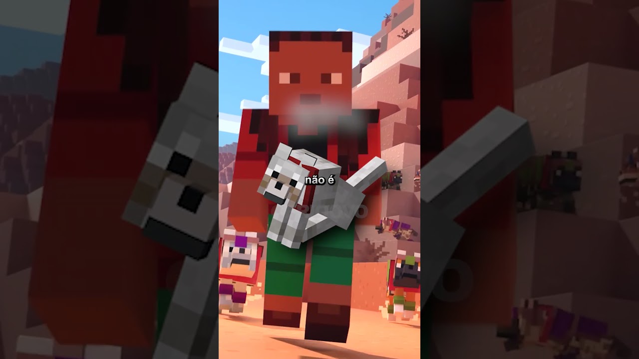 o Steve é MUITO SORTUDO no Filme de Minecraft? #shorts