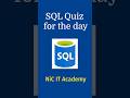 SQL Quiz