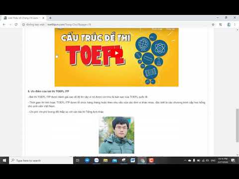Video Website Chuyên Học và Luyện Thi Toefl ITP Miễn Phí - youtube