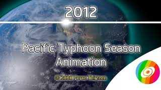 2012 Pacific Typhoon Season Animation v.3