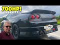 THIS 67 YEAR OLD BUILT A 700BHP NISSAN SKYLINE *TERRIFYINGLY* FAST
