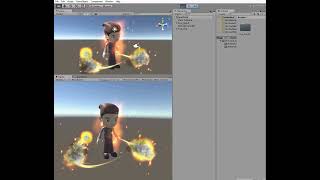 Unity Game Effect Fire Orb effect Practice