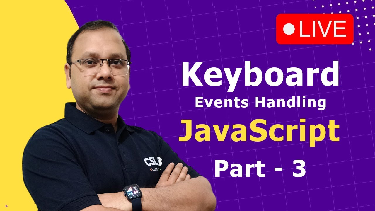 Keyboard event Handling in JavaScript with a Game example -part 3 - YouTube