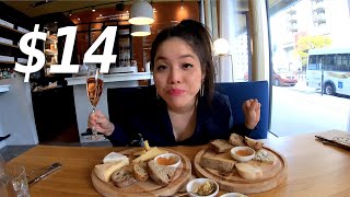 $14 cheese platter at a lovely wine bar (turn on subtitles) screenshot 2