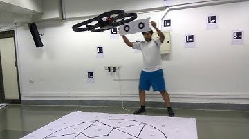 Drone following a whycon marker