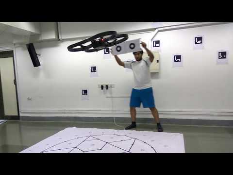 Drone following a whycon marker