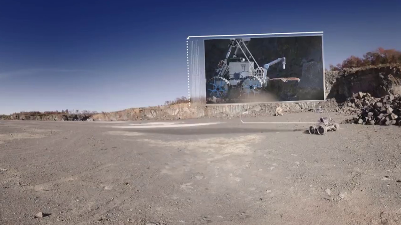 360° video of a simulated lunar rover mission