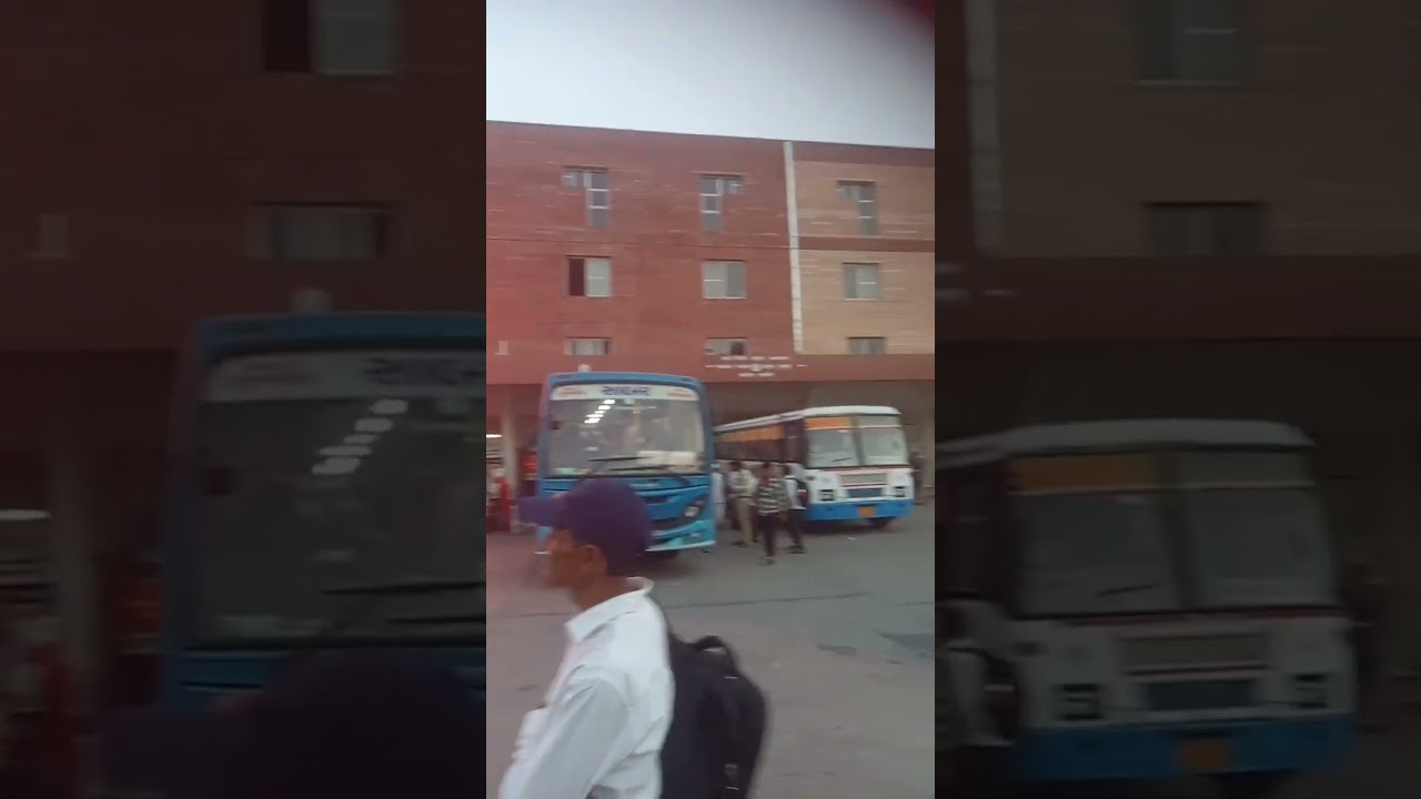 Jodhpur bus stand is like railway station