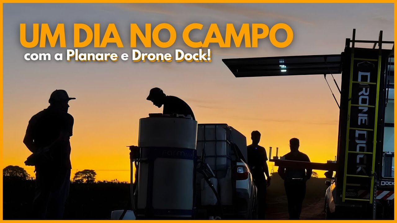 ACOMPANHE UM DIA DE PULVERIZAÇÃO COM O DOCK TRAILER DA DRONE DOCK! | DRONE DOCK FEAT. PLANARE