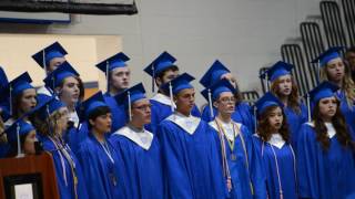 Senior Choir Members sing at 2016 WHS Graduation