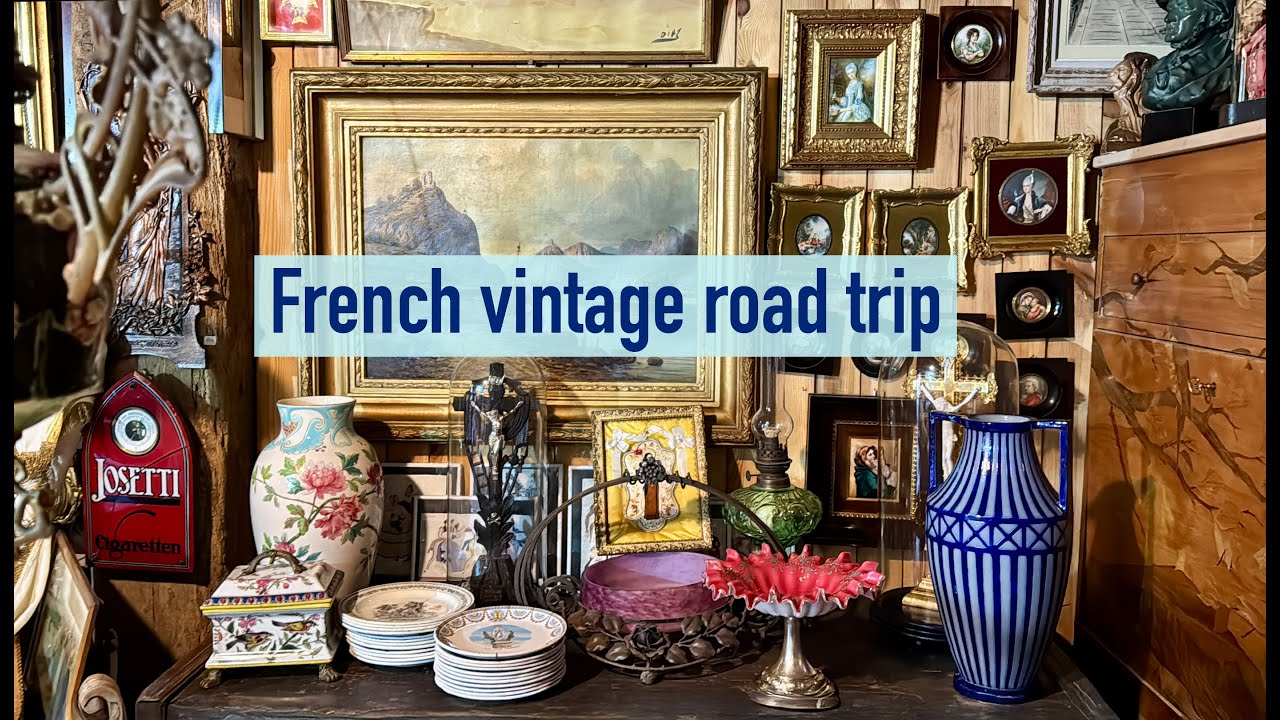Покупка антиквариата и винтажных вещей во Франции: одиночное автомобильное путешествие, небольшие...