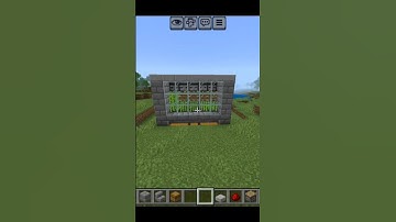 Easy AFK Sugarcane Farm Tutorial! 🚀 #minecraftpe #minecraft #shorts