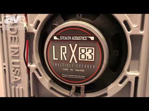 ISE 2018: Stealth Acoustics Introduces Seventh Generation LRX83 Invisible Speaker