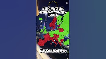can I get a sub from every country part2 #europe #map #geographythroughmaps #music