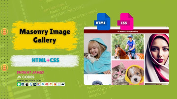 How to Create Responsive Masonry Image Gallery in HTML and CSS only #coding #html #jvcodes