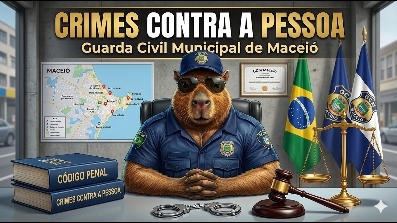 Direito Penal: Crimes Contra Pessoa GCM Maceió