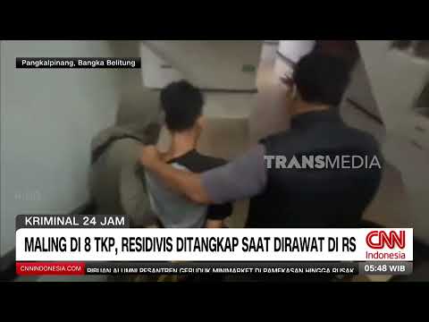 Maling Di 8 TKP, Residivis Ditangkap Saat Dirawat Di RS | REDAKSI PAGI (08/10/26)